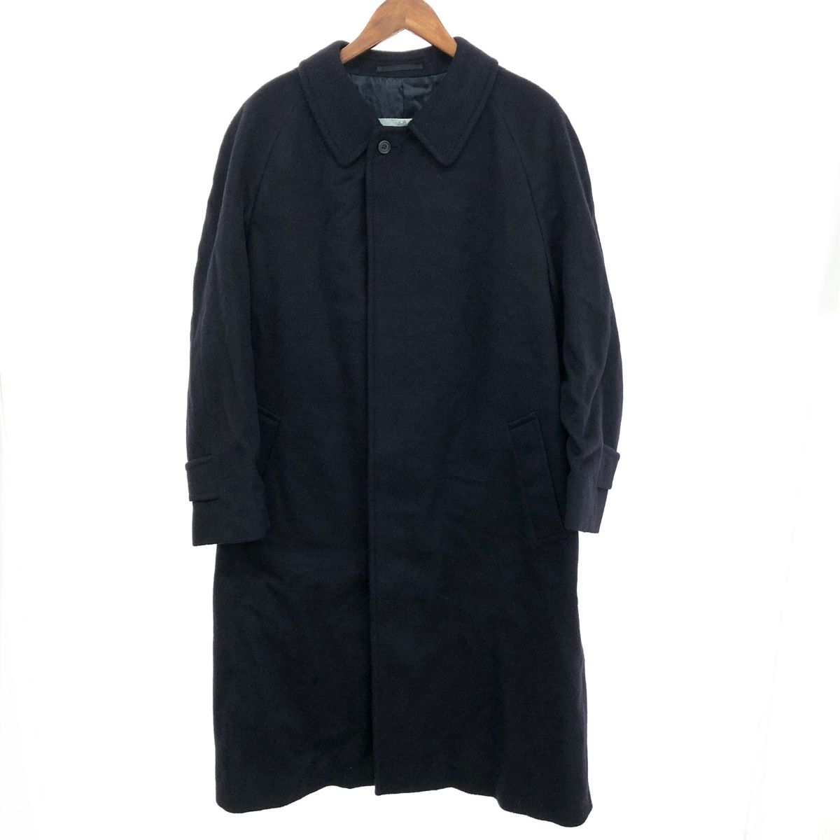 アクアスキュータム メンズ ロングコート 80年代 ビンテージ 英国製