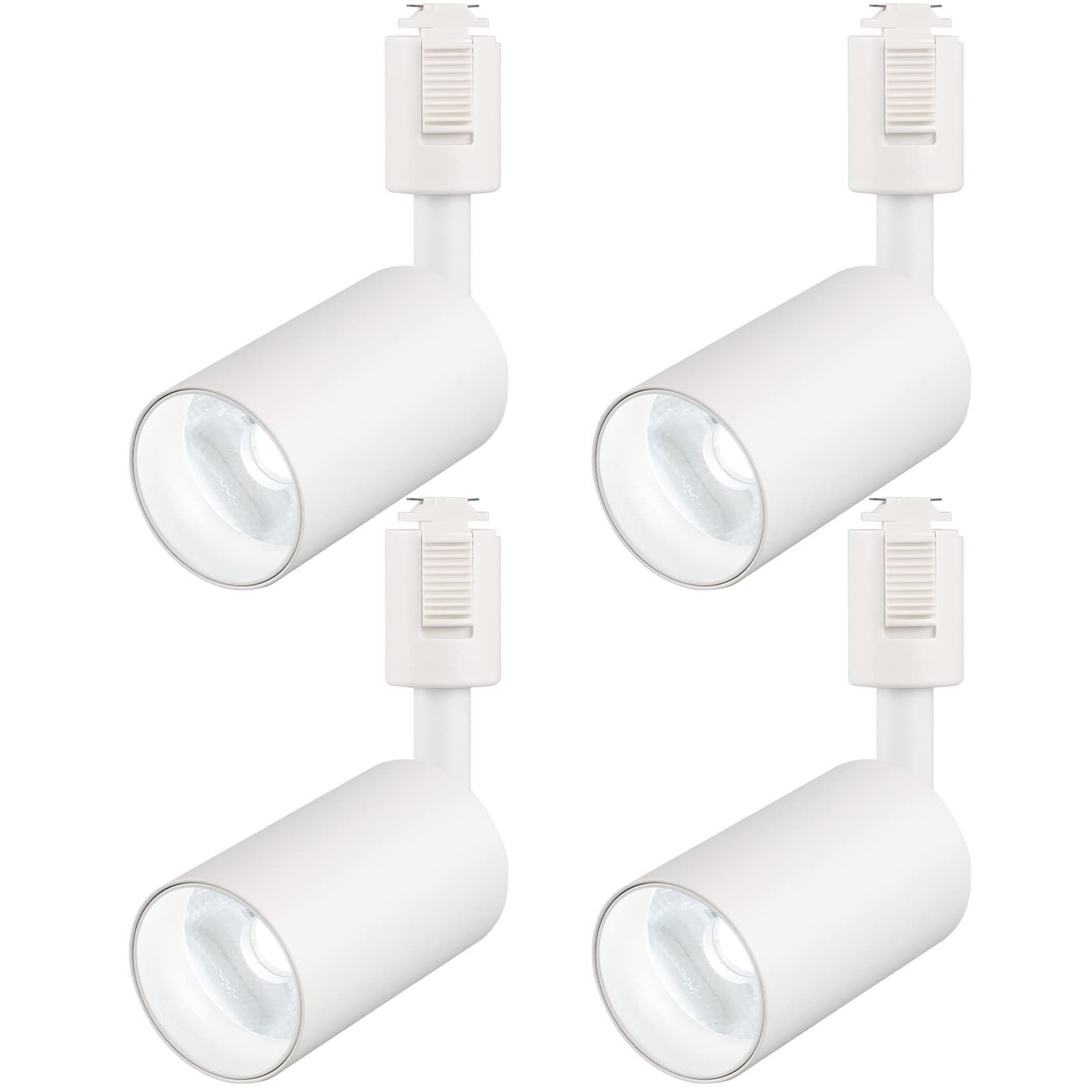 ygdesign ライティングレール用スポットライト led スポットライト 100W相当 LED一体型照明 4個セット 昼白色 5000K-6000K ダクトレール用スポットライトライティングバー 消費電力10W 大光量1023lm 圧倒的の演