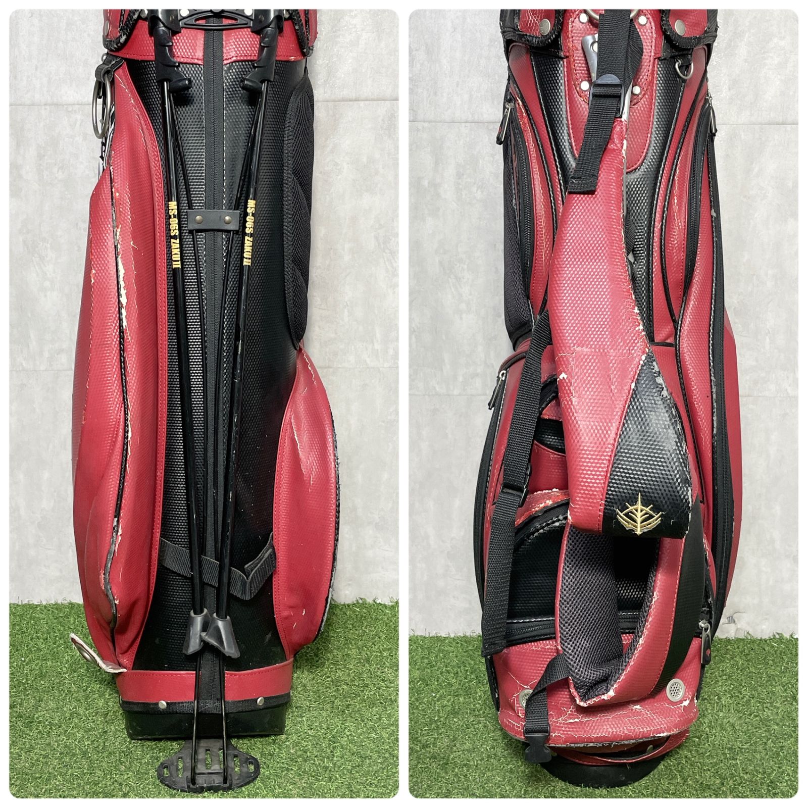 ガンダム MS-06S ZAKUⅡ シャア専用ザク　ゴルフ用キャディバッグ シャア専用ザク キャディバッグ | GUNDAM.INFO