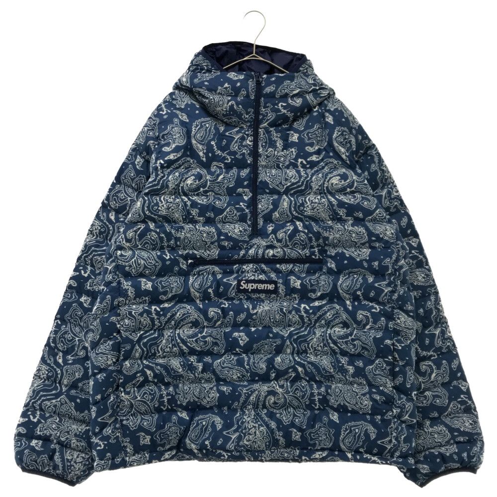 SUPREME (シュプリーム) 22AW Micro Down Half Zip Hooded Pullover ...