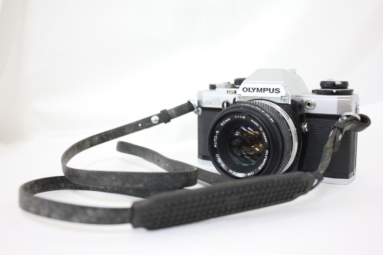 返品保証 オリンパス Olympus OM10 Zuiko Auto-s 50mm F1.8 ボディレンズセット M6388