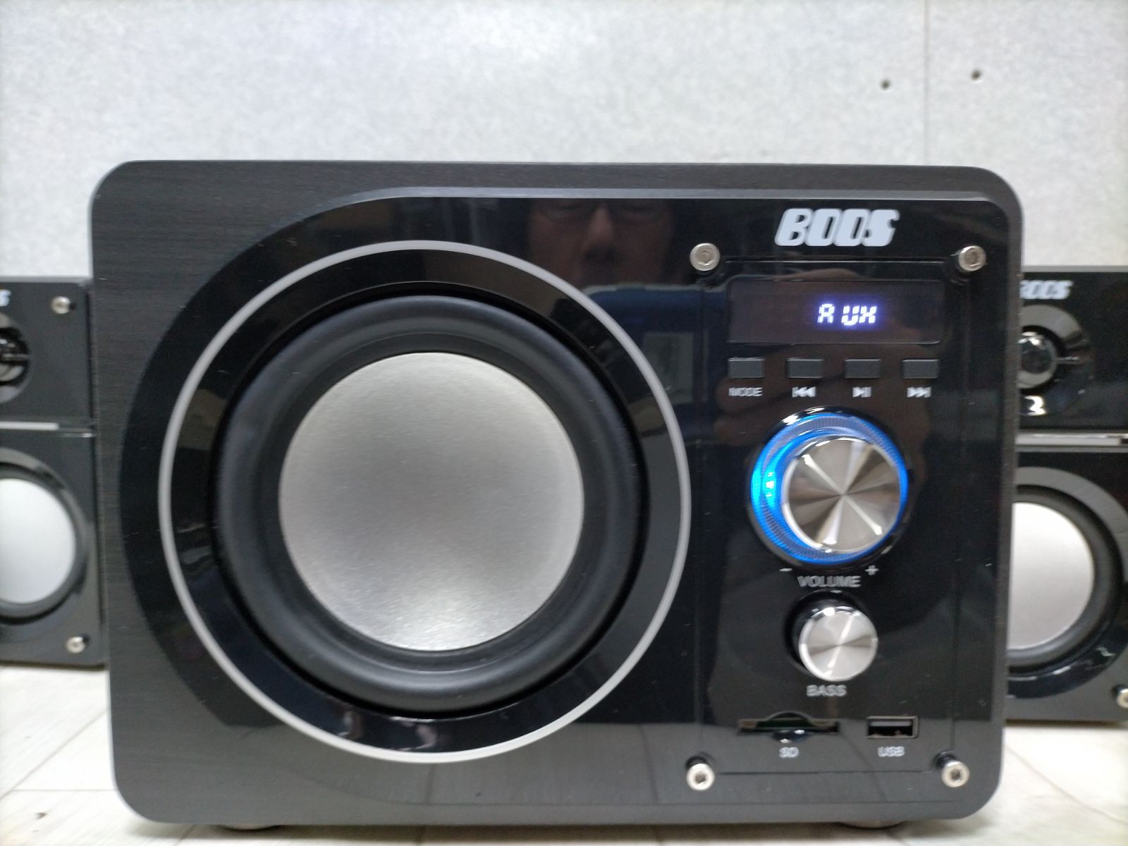 超美品 BOOS Bluetooth HNB-PW3300Mk-2 75011 超美品 BOOS コンパクトサウンドシステムMk-2 リモコン付き
