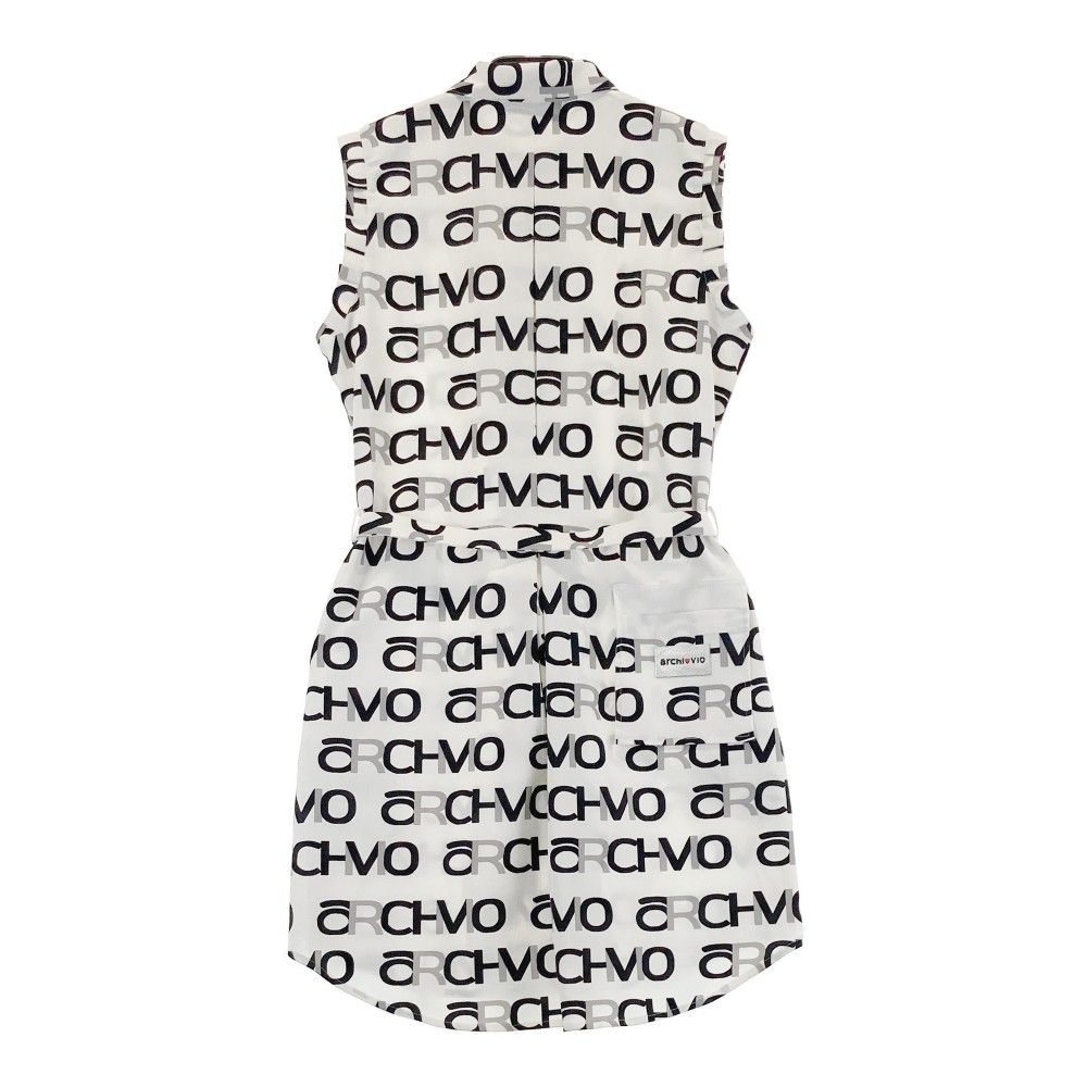 【新品未使用 アルチビオ】２４ｓｓ機能素材ノースリーブワンピース38号 サイズ：38 ARCHIVIO アルチビオ 2022年モデル ノースリーブ ポロ