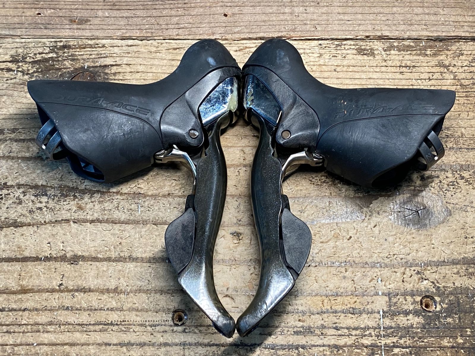 JJ514 シマノ SHIMANO デュラエース DURA-ACE ST-7900 STIレバー 2x10s 右レバーのバネ劣化の為ジャンク