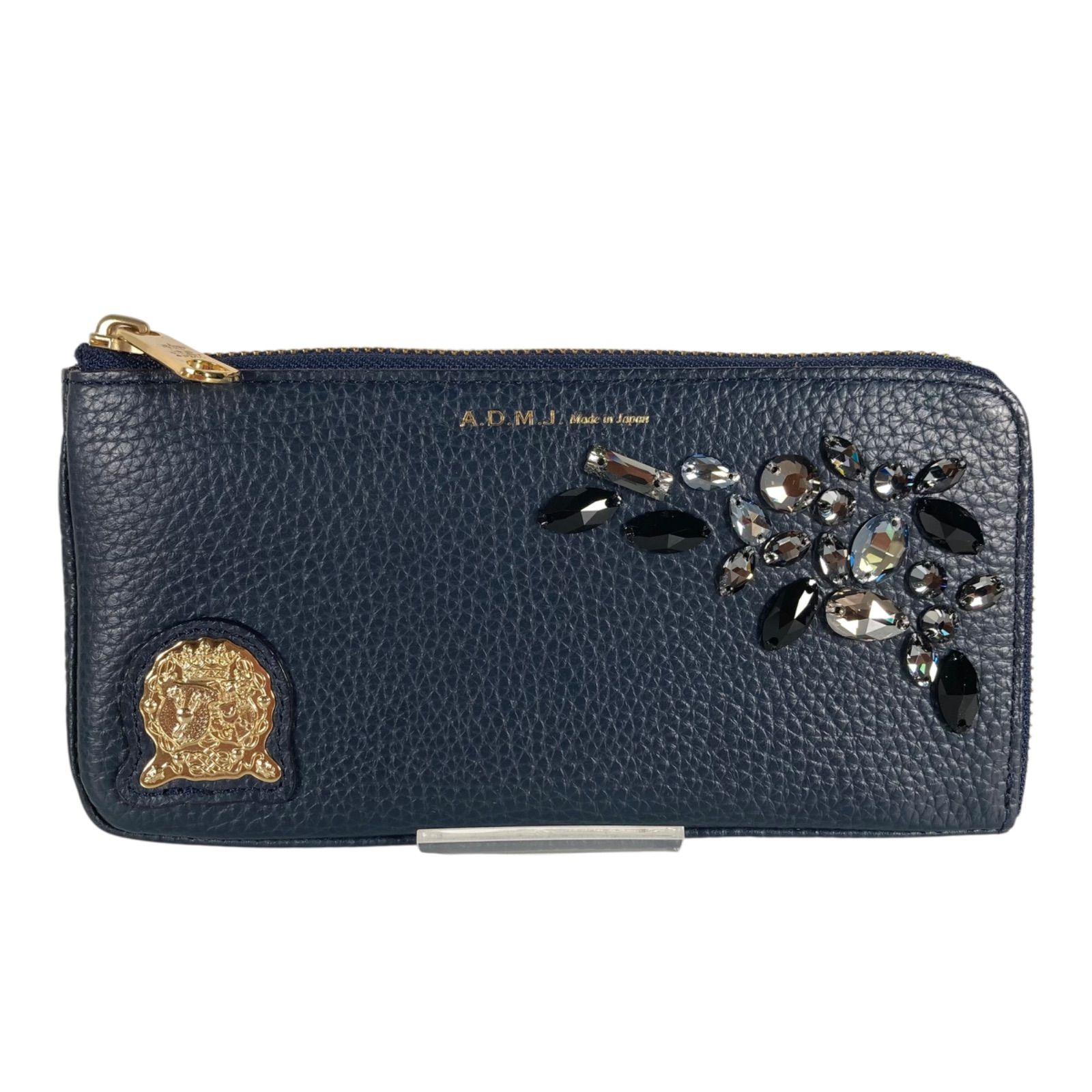 m85 A.D.M.J エーディーエムジェイ 財布 長財布 ビジュー クリスタル 
