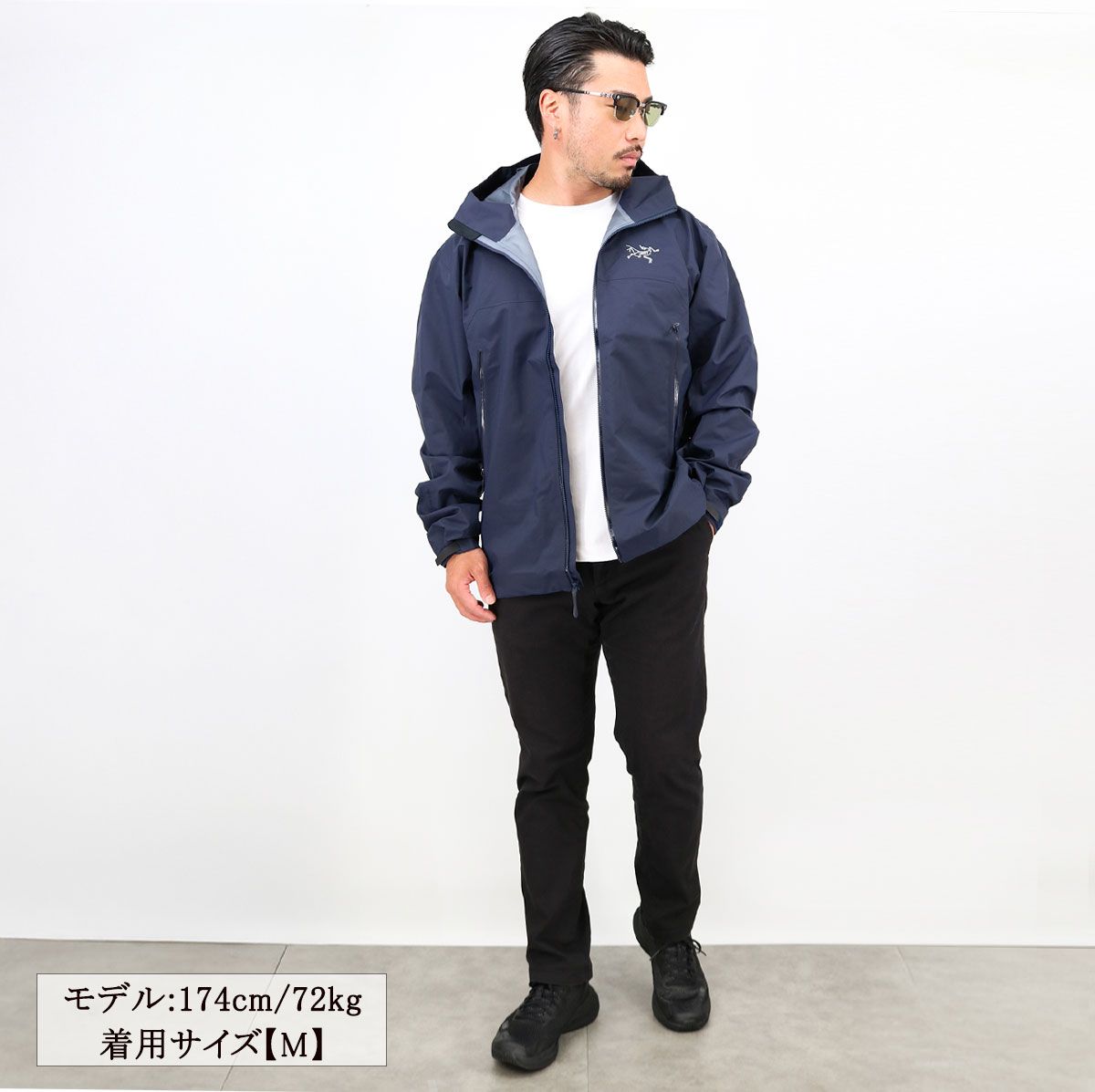 ARC'TERYX フード付きジャケット ネイビー 【公式ショッピングサイト】