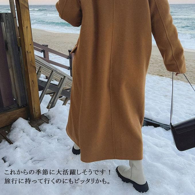 ジャケット ダブルロングチェスターコート