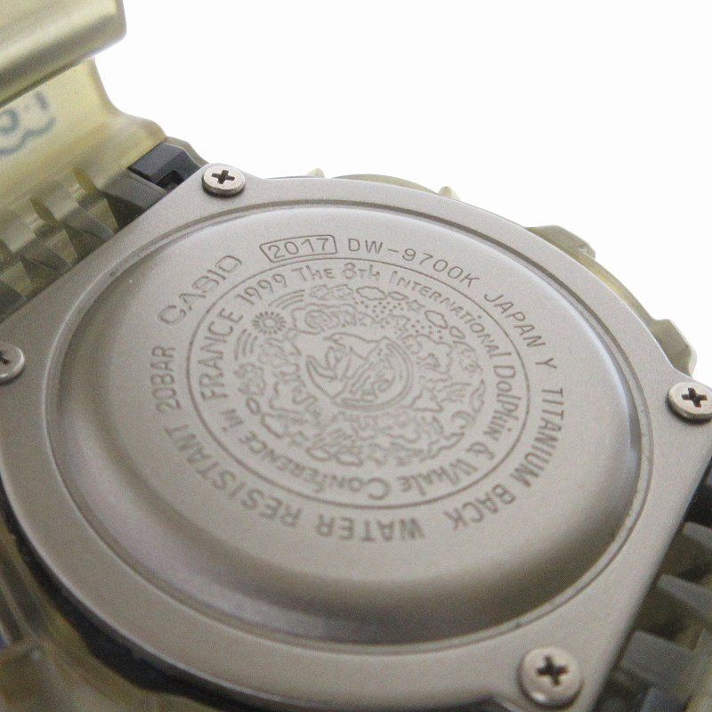 カシオジーショック CASIO G-SHOCK 第8回国際 イルカクジラ 会議記念 腕時計 デジタル タフソーラー DW-9700K-2T 緑  グリーン ウォッチ □SM3 - メルカリ