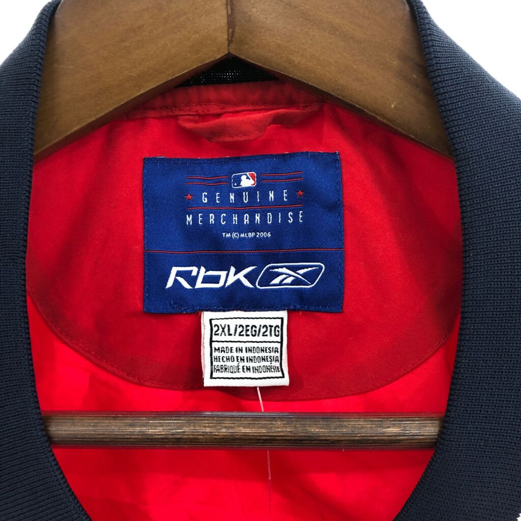 新品タグ付き 2000年代～ Reebok リーボック MLB セントルイス・カージナルス プルオーバー プロチーム (メンズ 2XL) 中古 古着  P9016