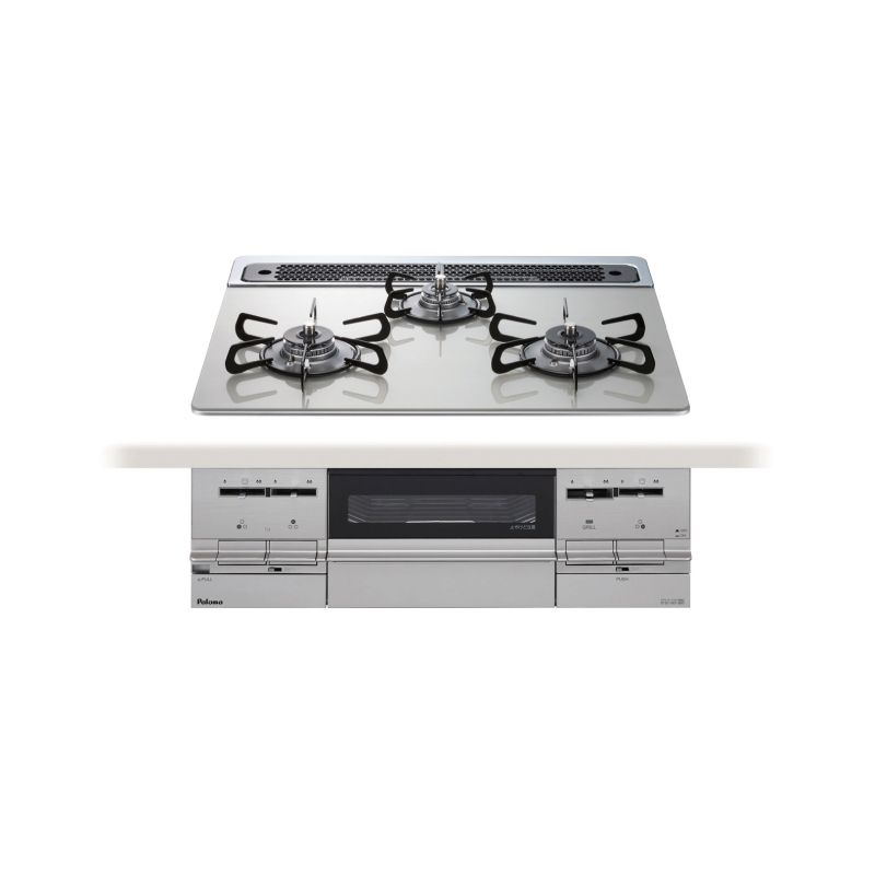 メーカー正規品 都市ガス パロマ Brillio α ブリリオアルファ ビルトインコンロ 幅60cm PD-733WS-60GH-13A