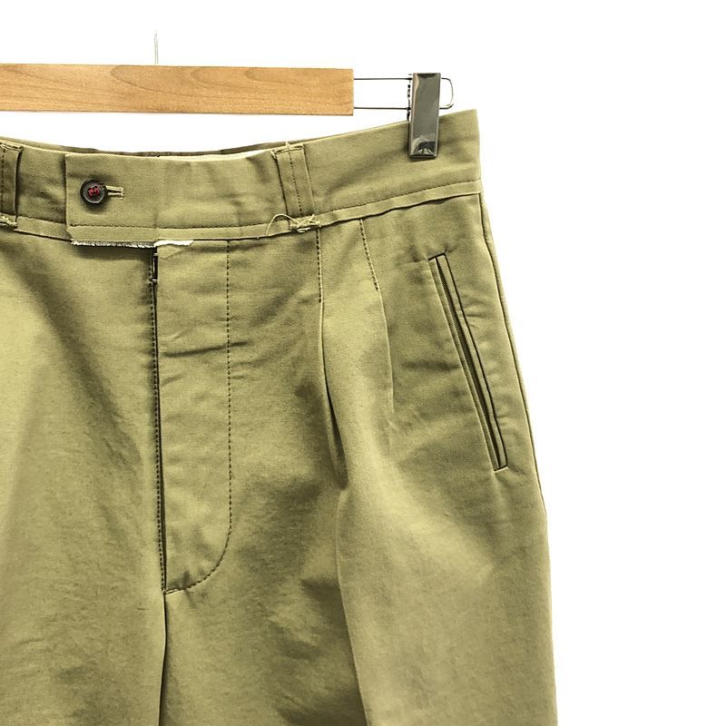 新品 メゾンマルジェラ コットンギャバジン トラウザーズ サイズ48 ベージュ Amazon | [Maison Martin Margiela] [メゾンマルジェラ]パンツ