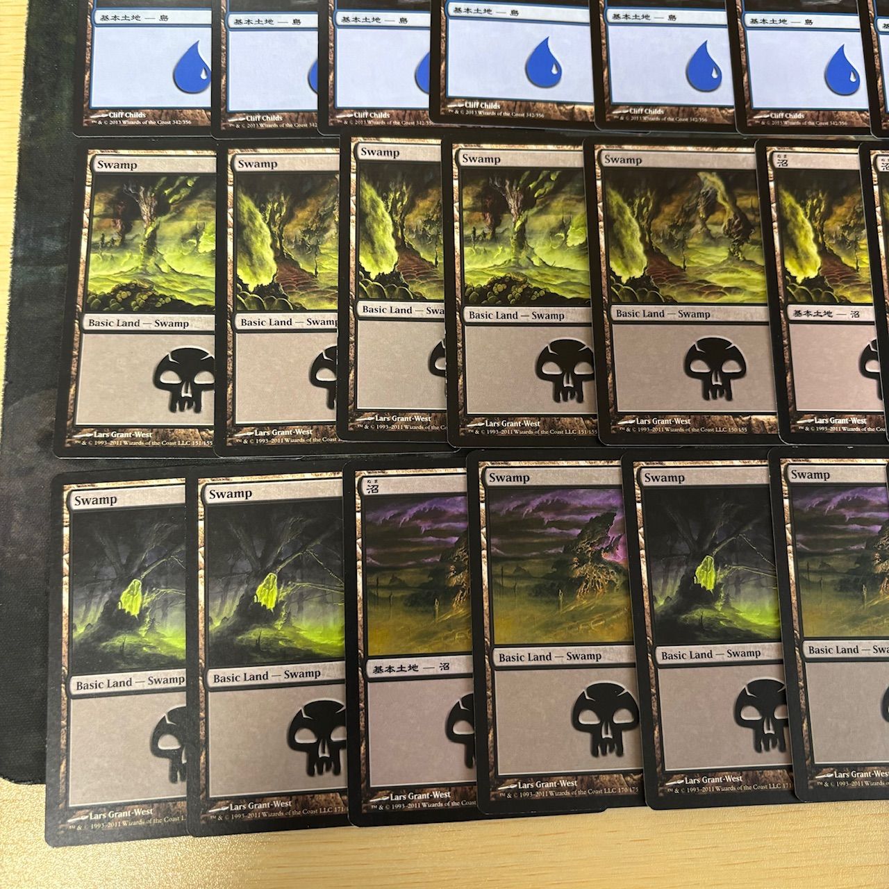 このの nvq33 1 基本土地セット 統率者戦 EDH 島 沼 36枚 まとめ MTG