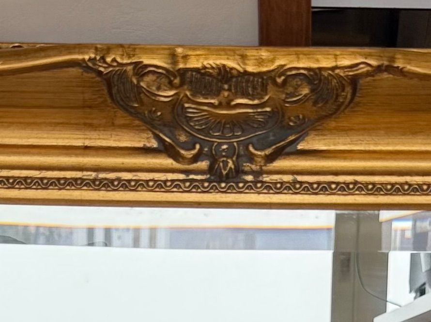 ゴールド額縁 装飾ミラー