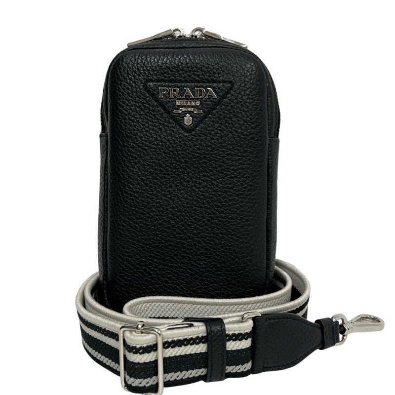 【正規品】<PRADA>プラダ　携帯ストラップ 楽天市場】【美品】プラダ 【PRADA】パンダモチーフ 携帯