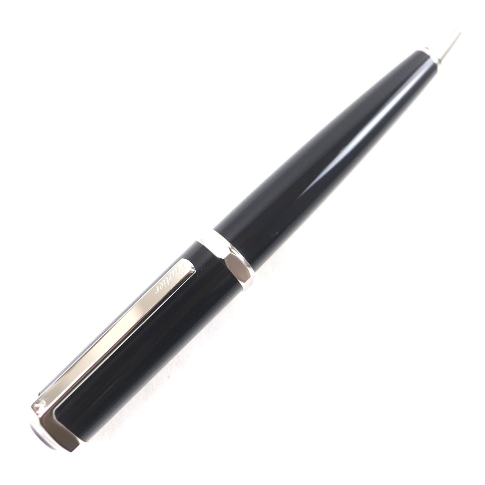 極美品▽Cartier カルティエ サントス デュモン ブラックコンポジット 