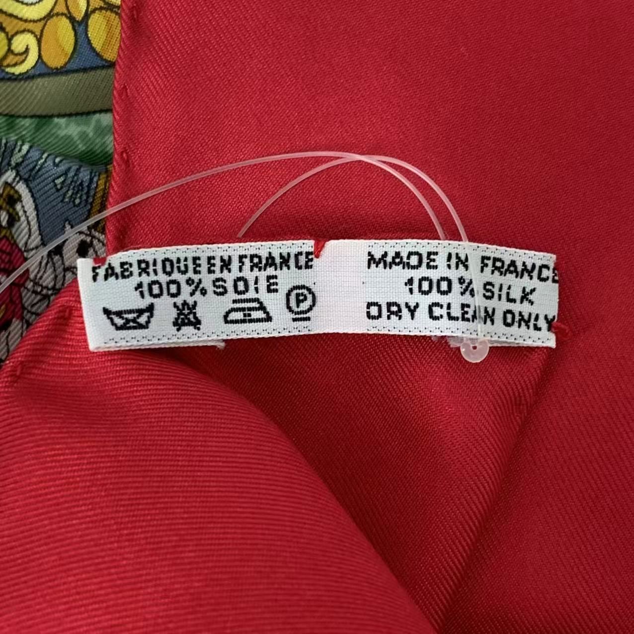 新品同様 HERMES エルメス カレ90 L'ENTENTE CORDIALE 仏英同盟