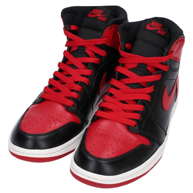 メンズナイキ AIR JORDAN 1 RETRO HIGH OG BRED 555088-023 エア