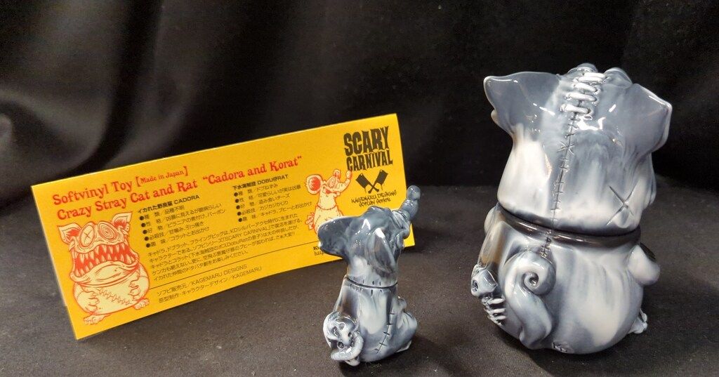 UNDEAD TOYS KAGEMARU DESIGNS キャドラ&コラット 白黒マーブル
