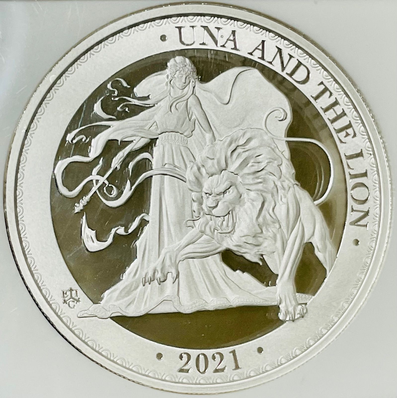 2021 セントヘレナ ウナライオン 1oz £1 銀貨 NGC MS69FR① - コレクション