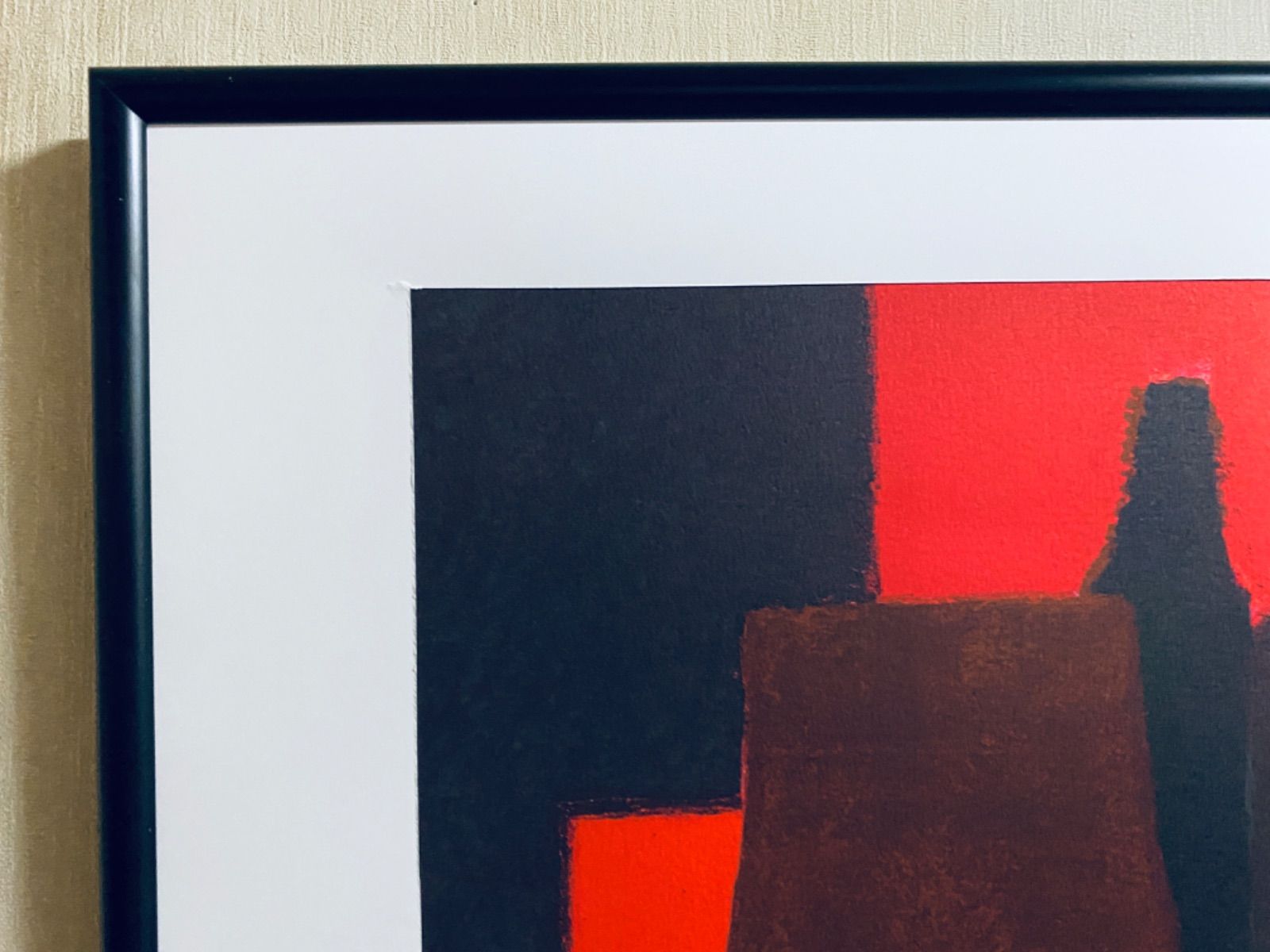 〜10/10 値引‼️ベルナール・カトラン <柿のある静物> 1987 リトグラフ ベルナール・カトラン <柿のある静物> 1987 リトグラフ リトグラフ版画