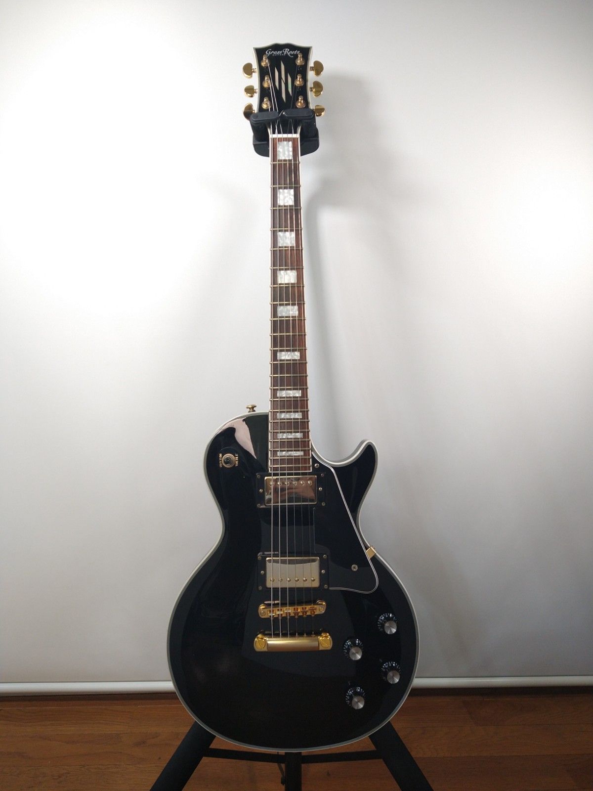 Grass Roots G-LP-60C / Black｜レスポールカスタムタイプ｜エレキ