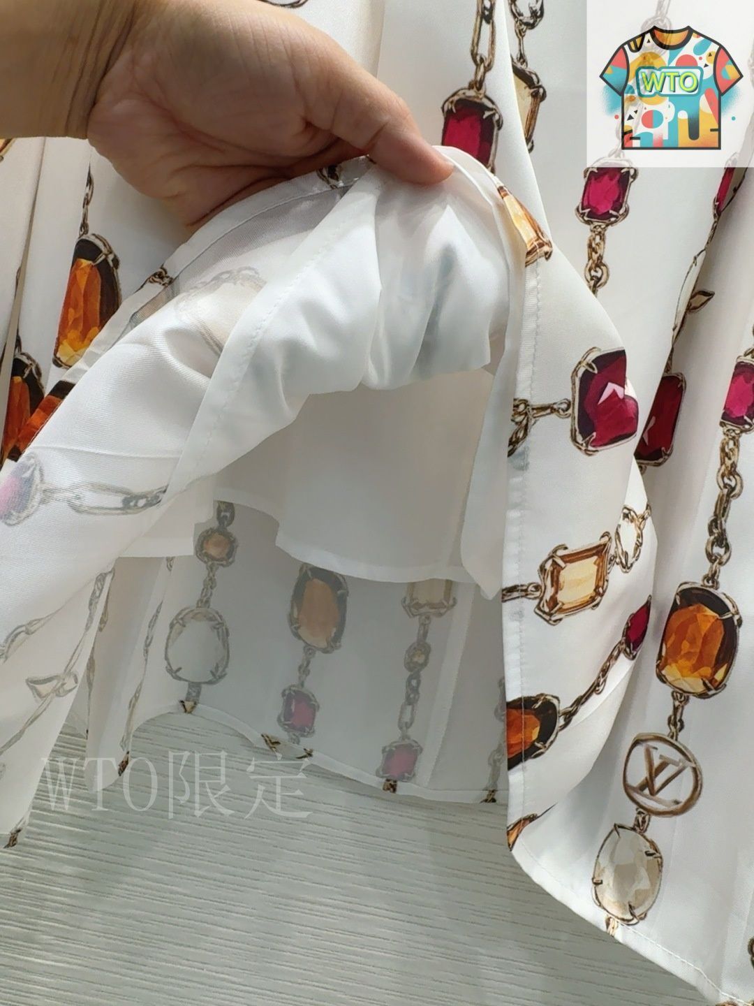 今日特価】LOUIS VUITTON 2025SS モノグラム浸透プリントハーフ