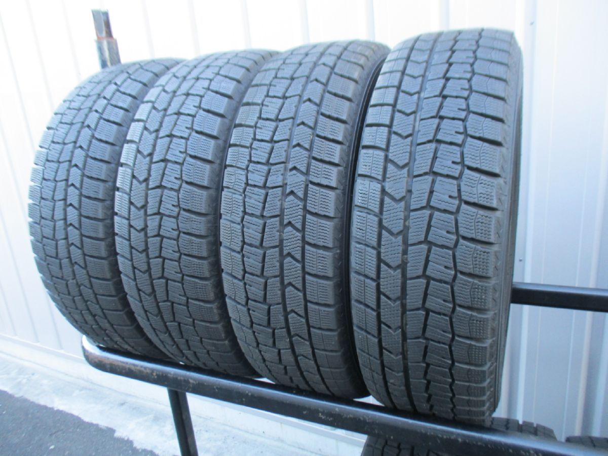 185/65R15 88Q ダンロップ WINTER MAXX WM02 スタッドレス 2020年製 4本 送料込 T48711129インボイス領収書発行可能