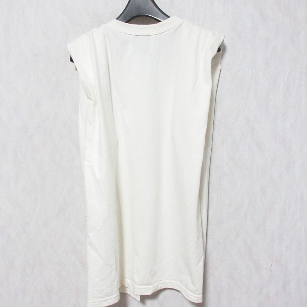 最新のデザイン 良品 21AW INSCRIRE アンスクリア WELLNESSフロッキーTシャツ カットソー(半袖+袖なし)