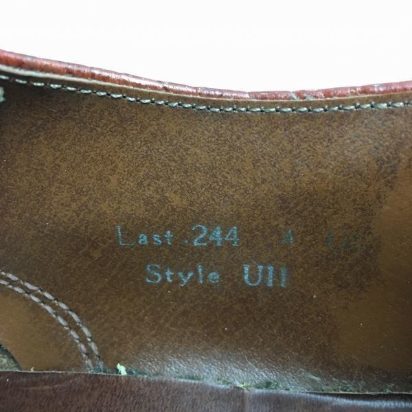70s-80s頃?イングランド製 Vintage BRUNE プレーントゥ ビジネス