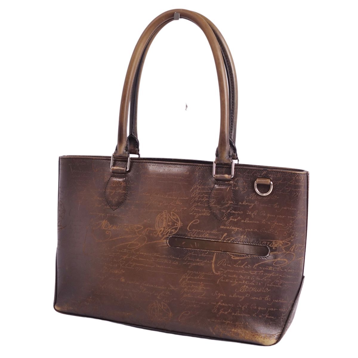 極美品　Berluti ベルルッティ　トゥジュール　ミニ　カリグラフィ　バッグ ベルルッティ(Berluti)ベルルッティ カリグラフィトゥジュール