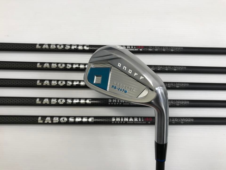 【即納】ONOFF LABOSPEC RB-247M | S | SHINARI i80 | 中古 | アイアンセット | グローブライド