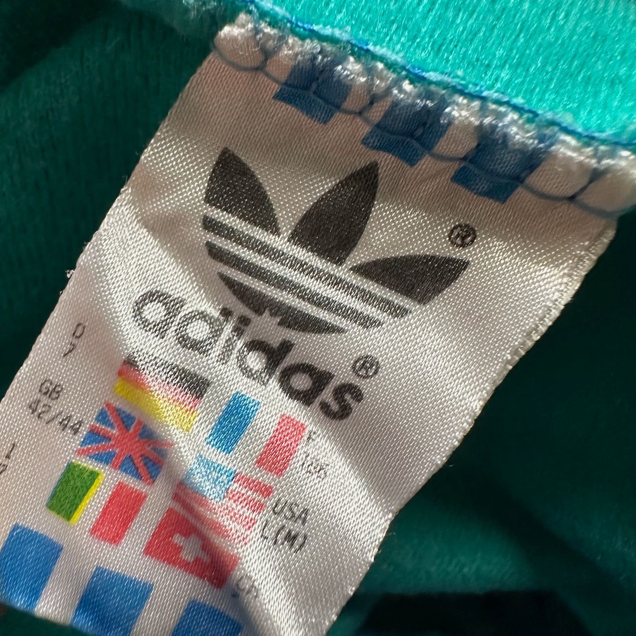 80s adidas アディダス ハイネック トラックジャケット ジャージ 