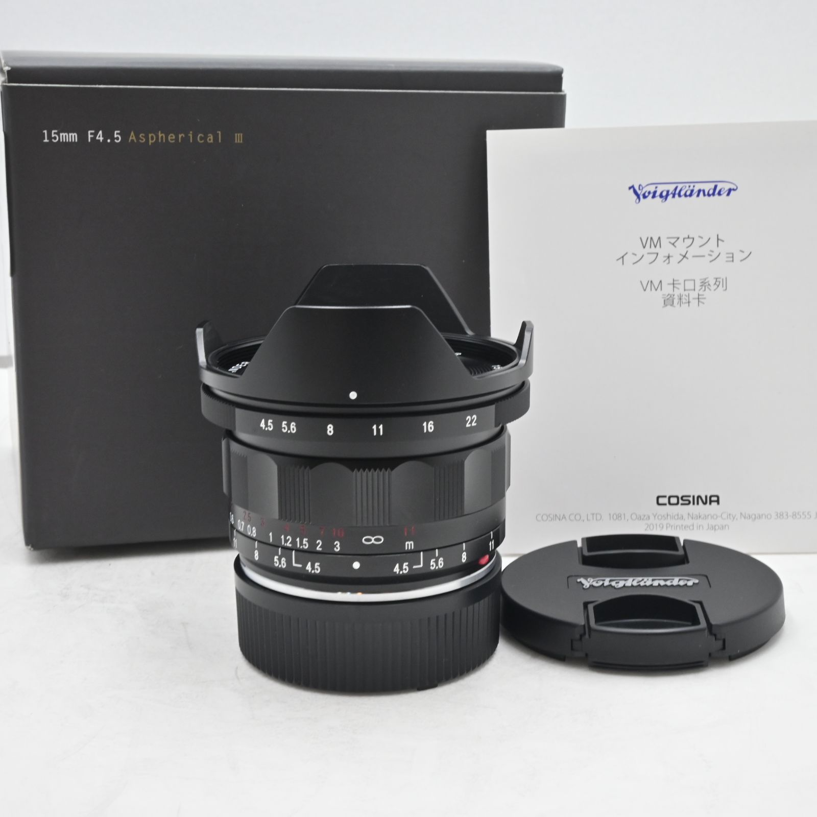 レンズ(単焦点) SUPER WIDE-HELIAR15mmF4.5 Aspherical III Cosina Voigtlander SUPER WIDE-HELIAR 15mm F4.5 Aspherical