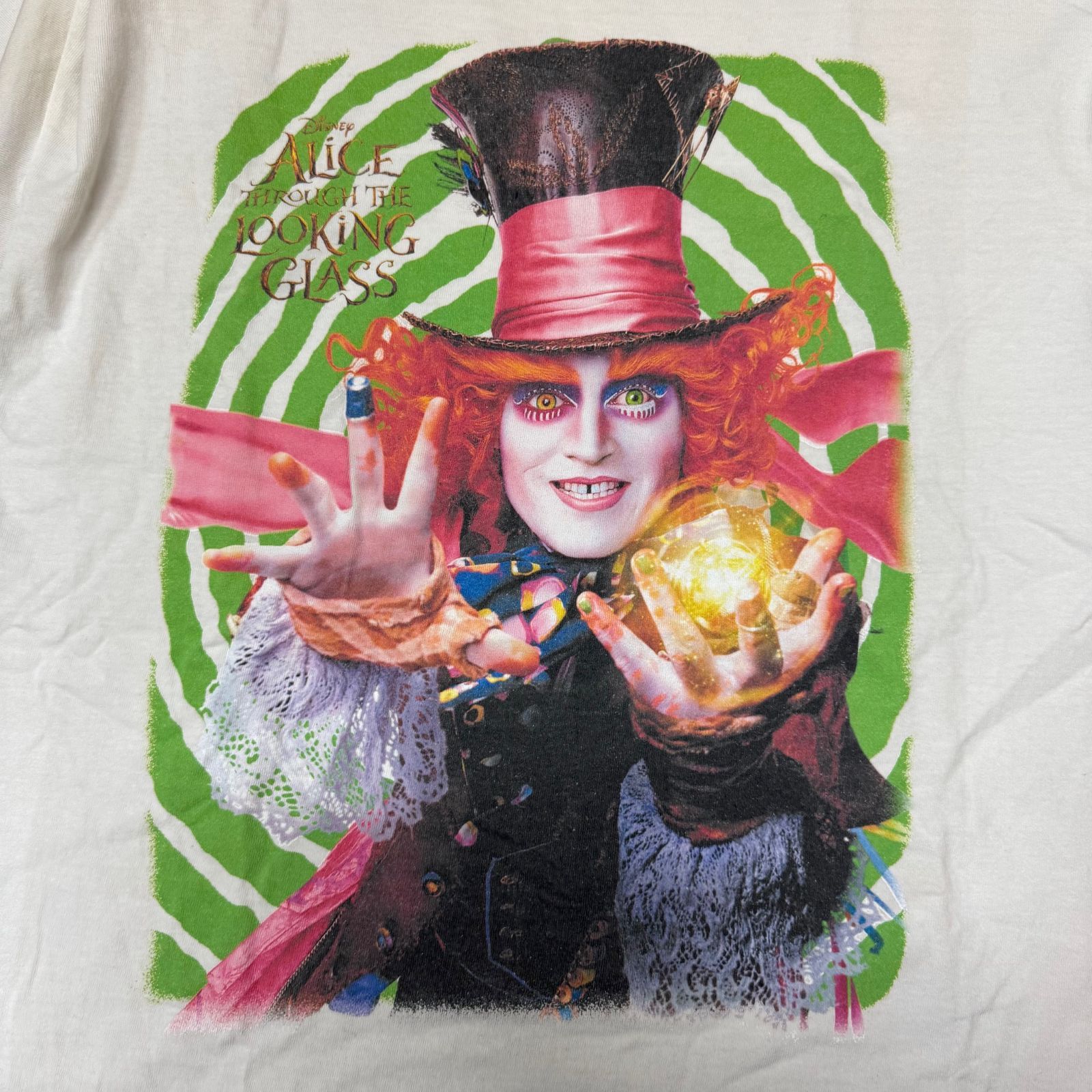 参考上代34100円 SAINT MICHAEL × Disney 23AW MAD HATTER SS TEE 