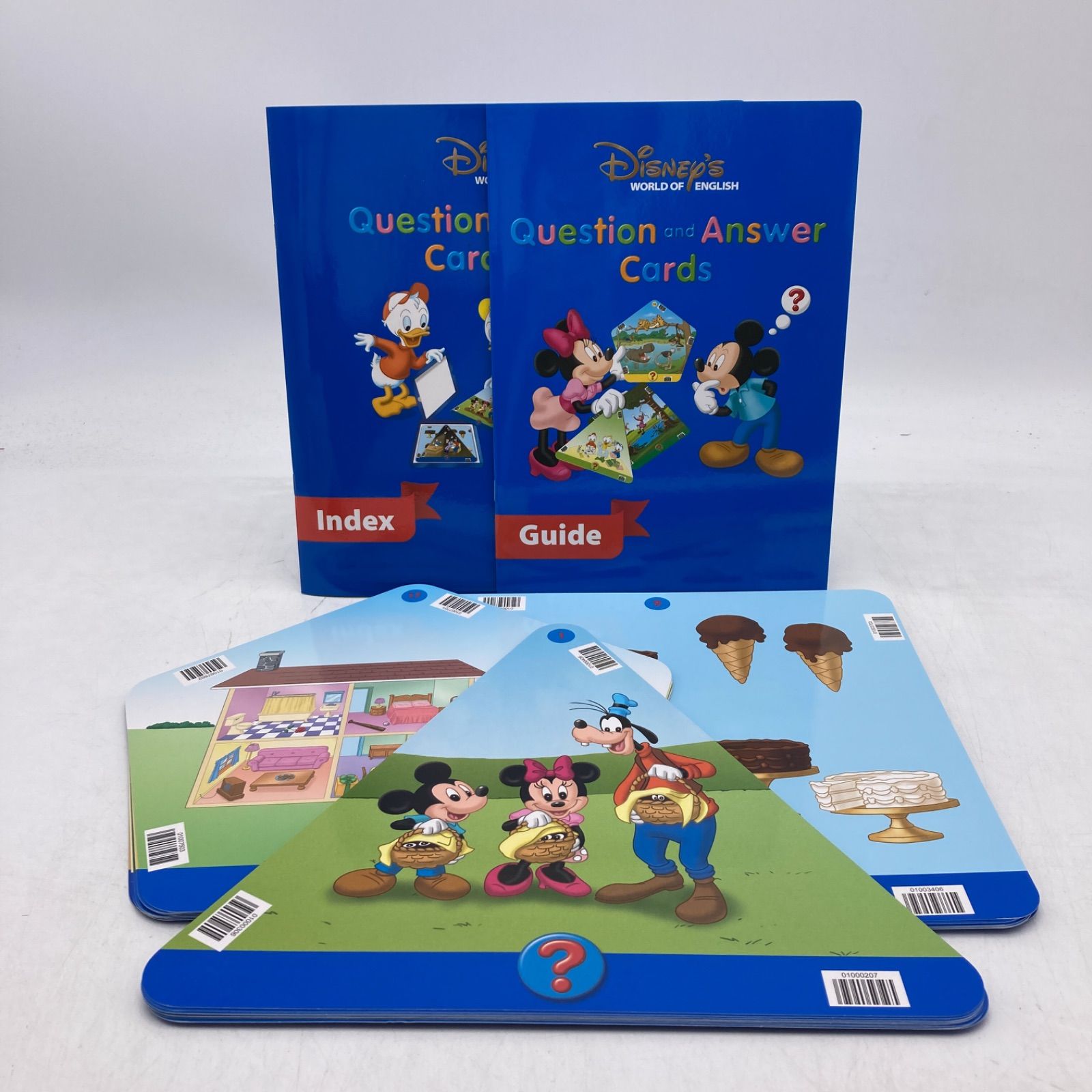トークアロング・Q＆Aカード ディズニー英語システム DWE 両面