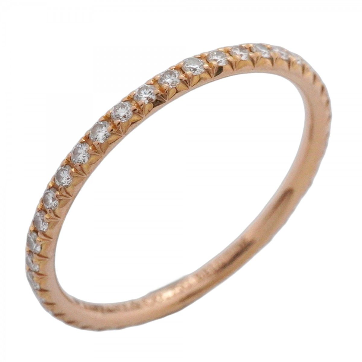 5jmb0049 ティファニー リング メトロ フルエタニティ K18PG ピンクゴールド ダイヤモンド 10号 レディース