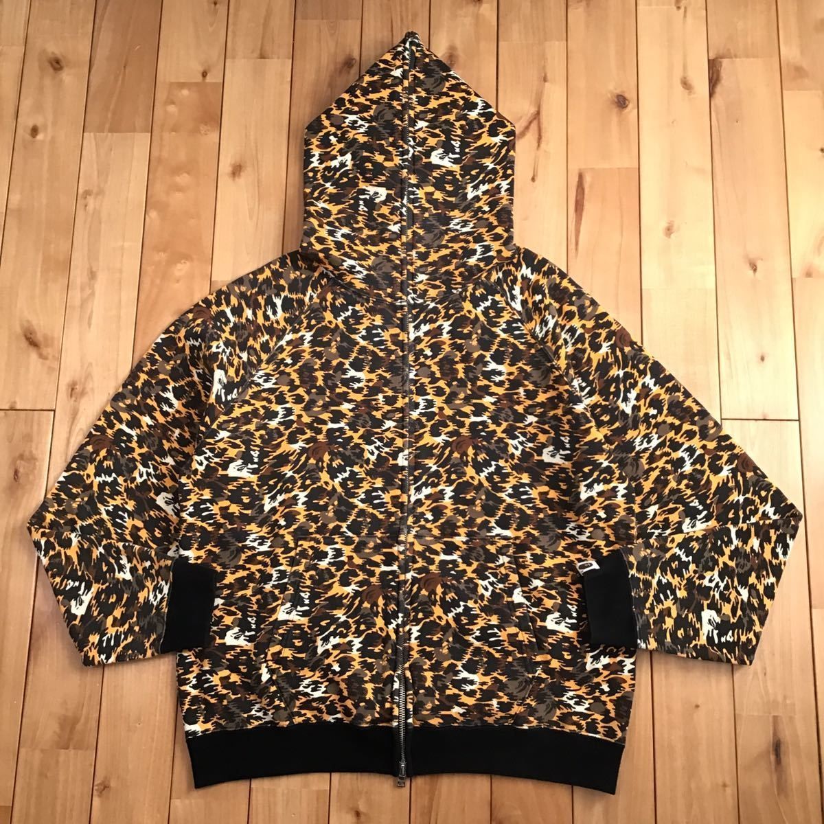 BAPE レオパード パーカー a bathing ape ベイプ エイプ 豹柄