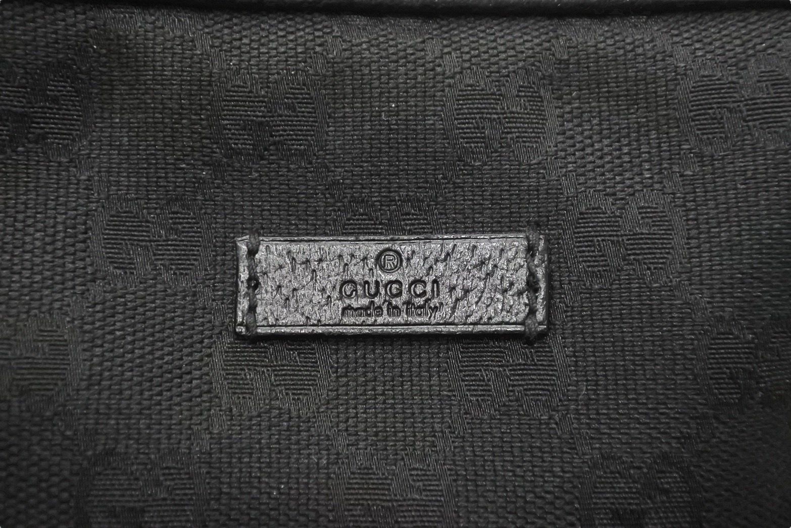 GUCCI グッチ ショルダーバッグ GGキャンバス ブラック シルバー金具
