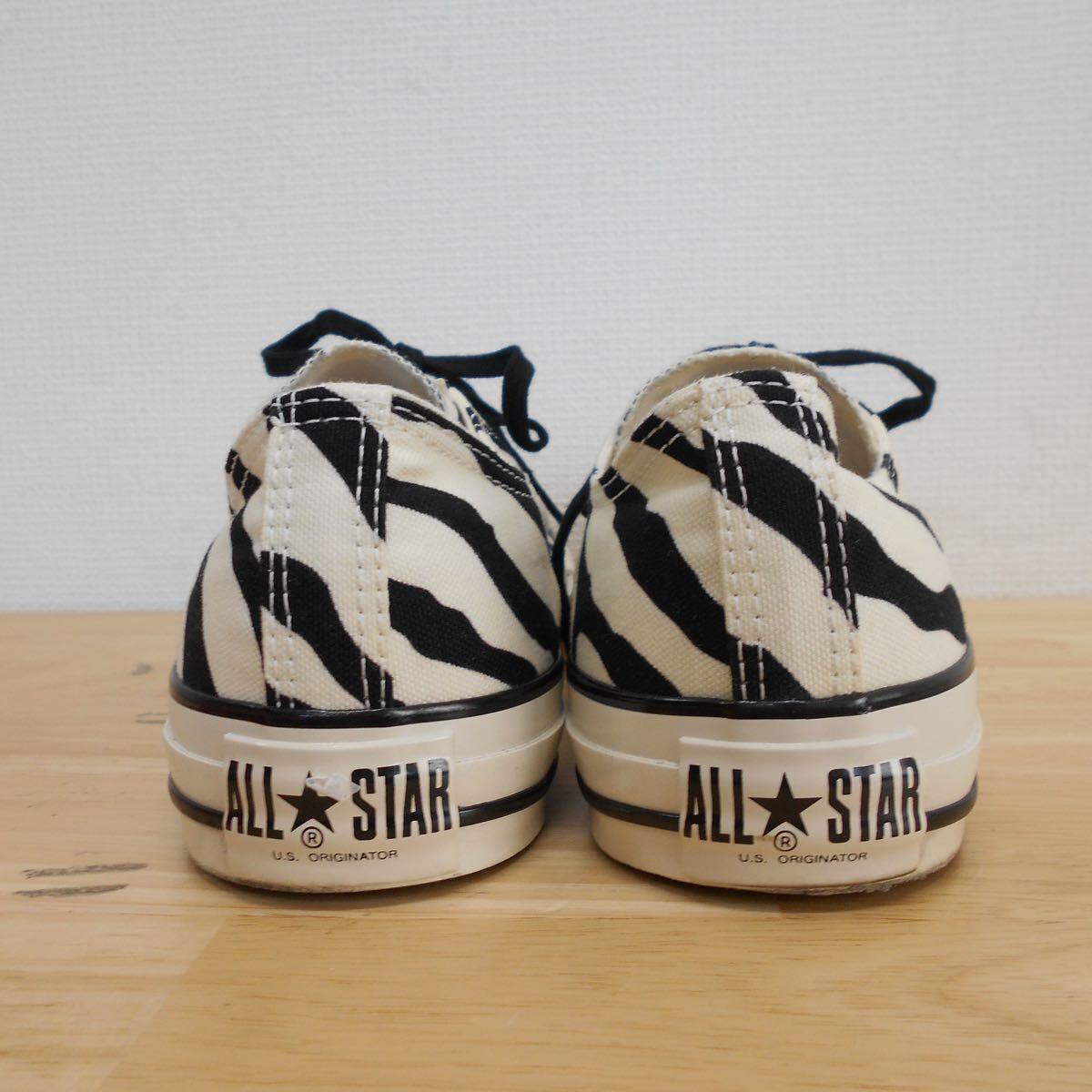 CONVERSE コンバース 1SD853 ALL STAR US ZEBRA OX オールスター ユーエス オックス ゼブラ柄 スニーカー シューズ 25.5cm 10116991