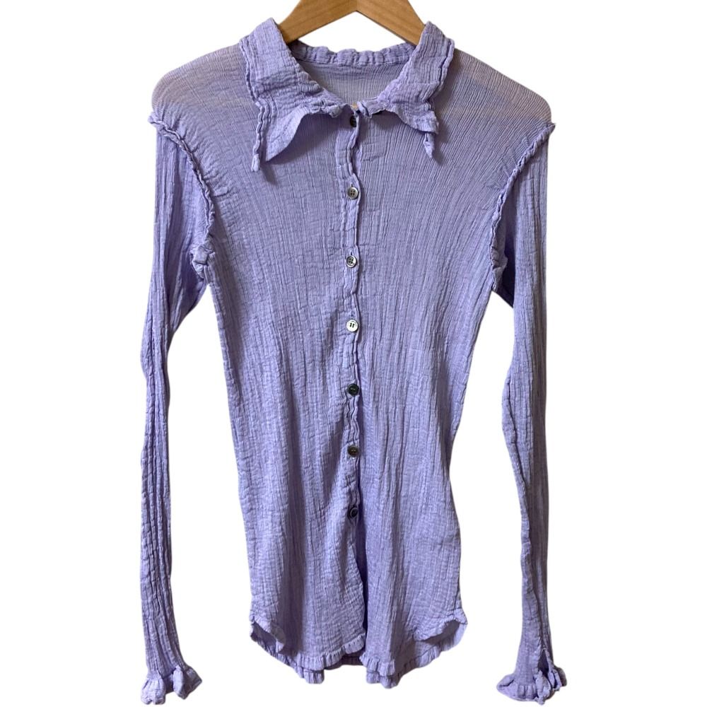 良品 me ISSEY MIYAKE ミーイッセイミヤケ ロングスリーブ クレープ  