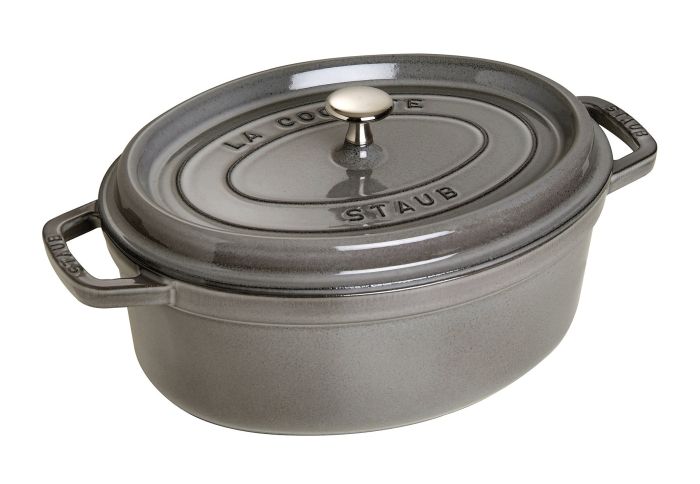 3営業日で発送 STAUB ストウブ ストウブ ピコ ココット オーバル２９㎝グレー４０５０９－３１７ RST4832
