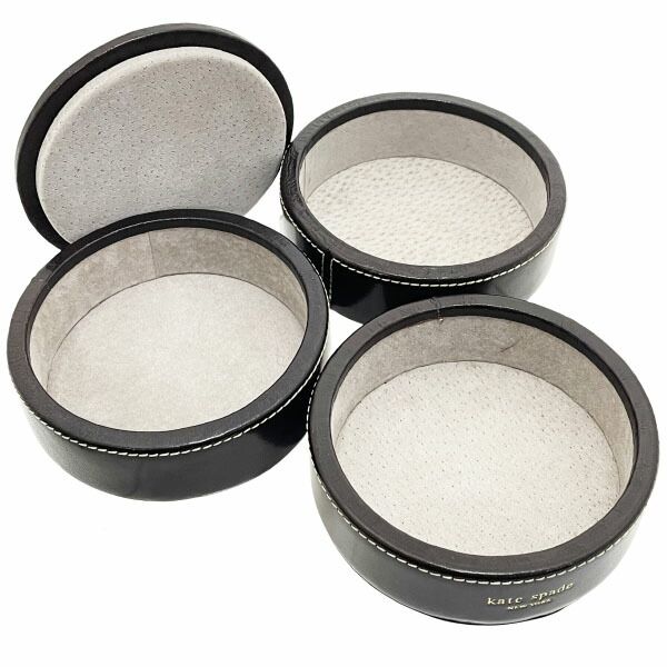 ケイトスペード ジュエリーケース 3段 ジュエリーボックス レザー 革 ダークブラウン 濃茶 こげ茶 ED052 360 XX kate spade ケース ボックス 小物入れ ブランド小物 インテリア き stacked NEXPOTALLINN_EU