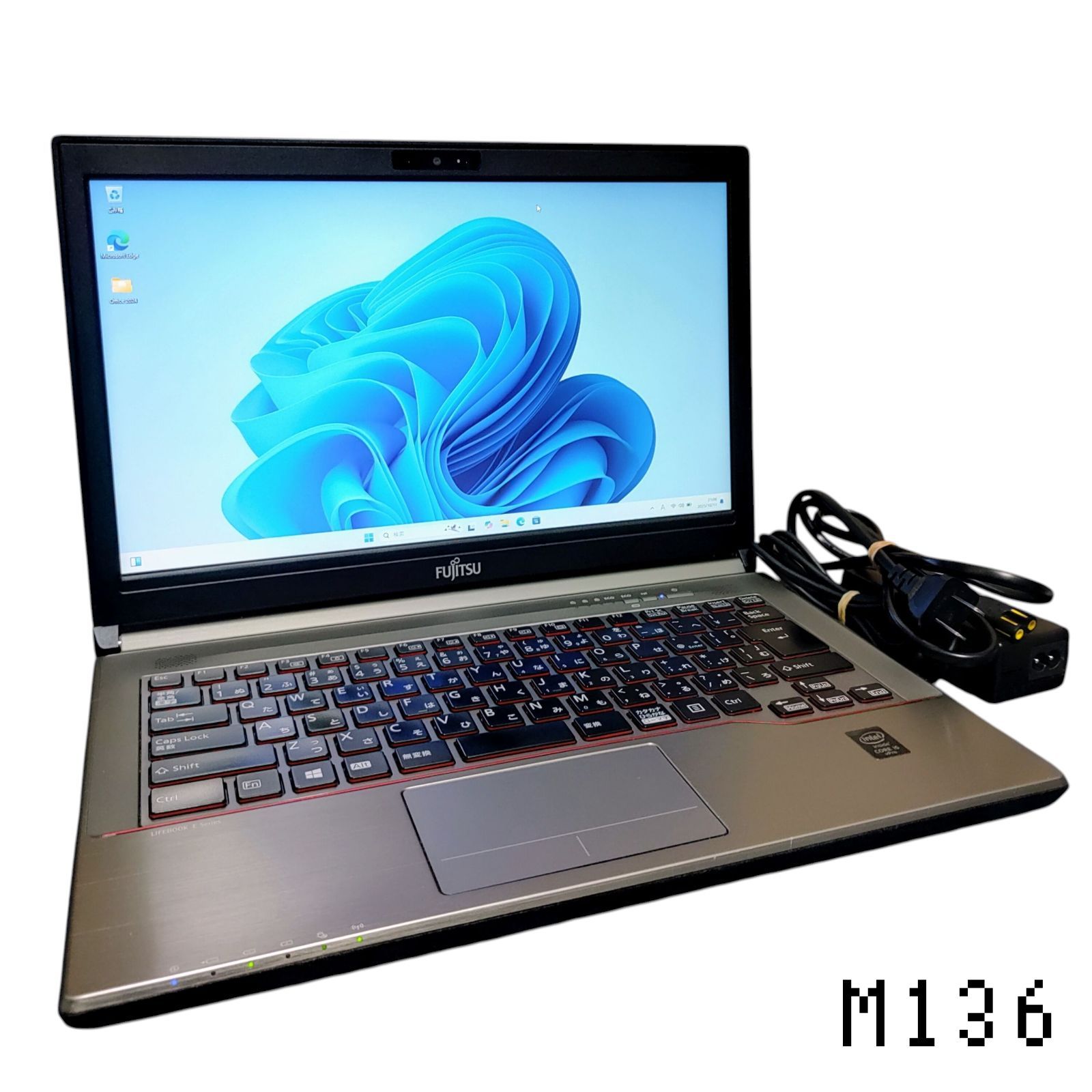 FUJITSU LIFEBOOK Corei5 メモリ8GB SSD256GB 14インチ DVD 高解像度 管理番号 M136