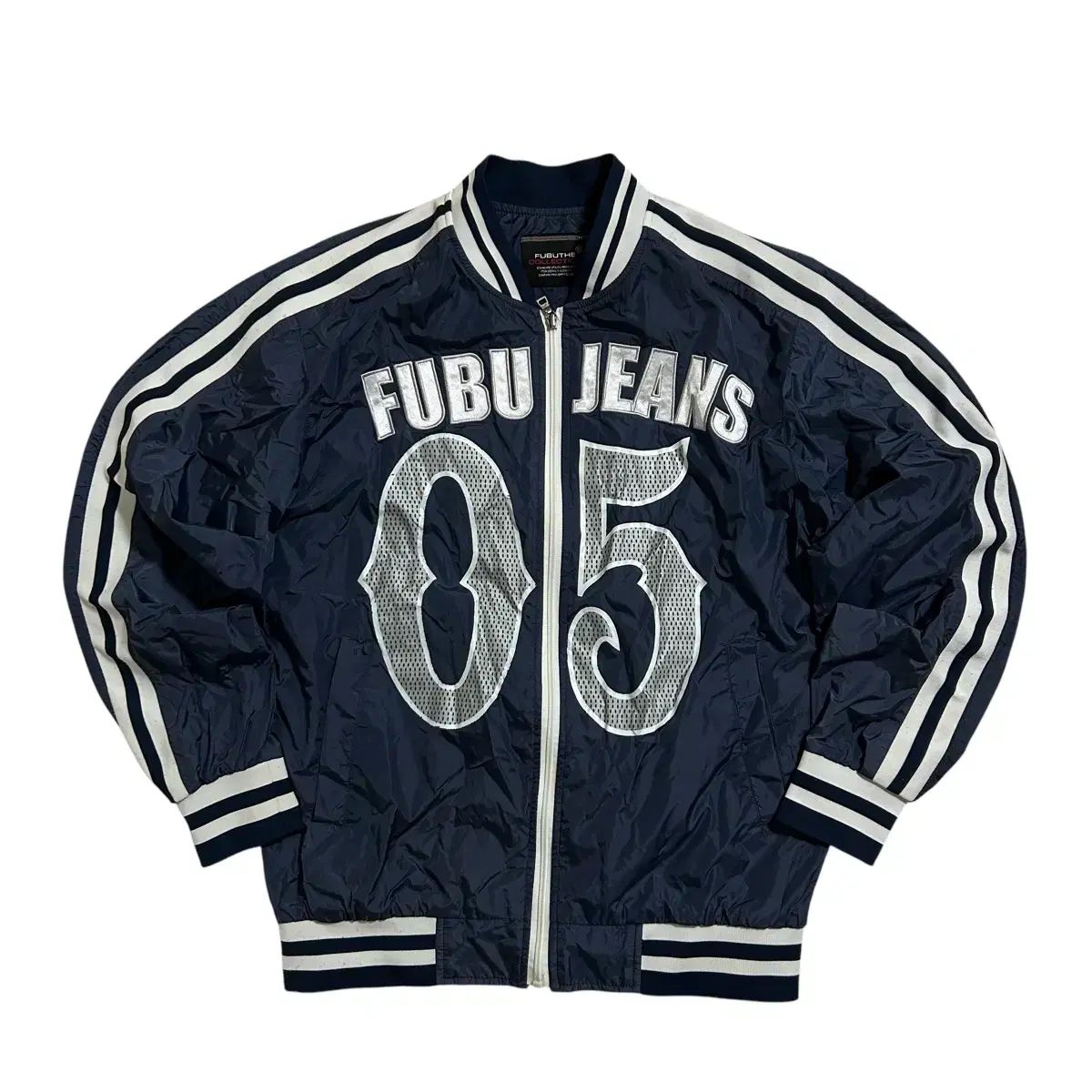 【雷市場（ポンジャン）商品韓国直送】 FUBU FUBU(フブ) オールドスクール ナイロン ジャケット ( M ）