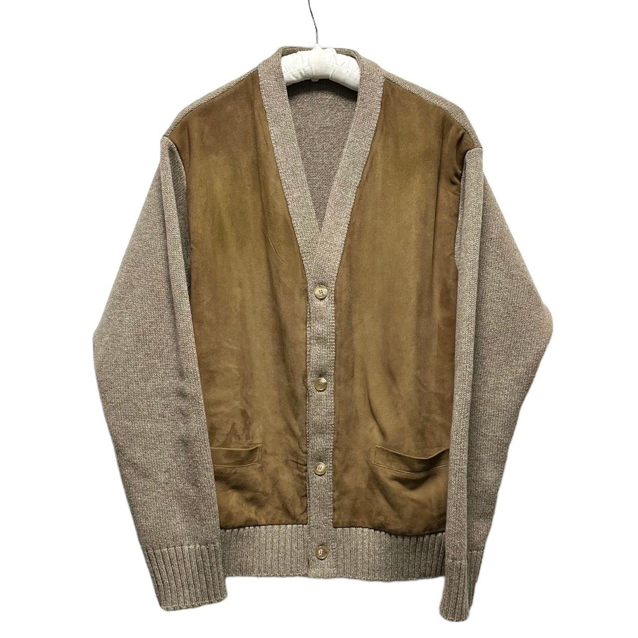 A.PRESSE アプレッセ 23AW Cashmere Suede Combination Cardigan