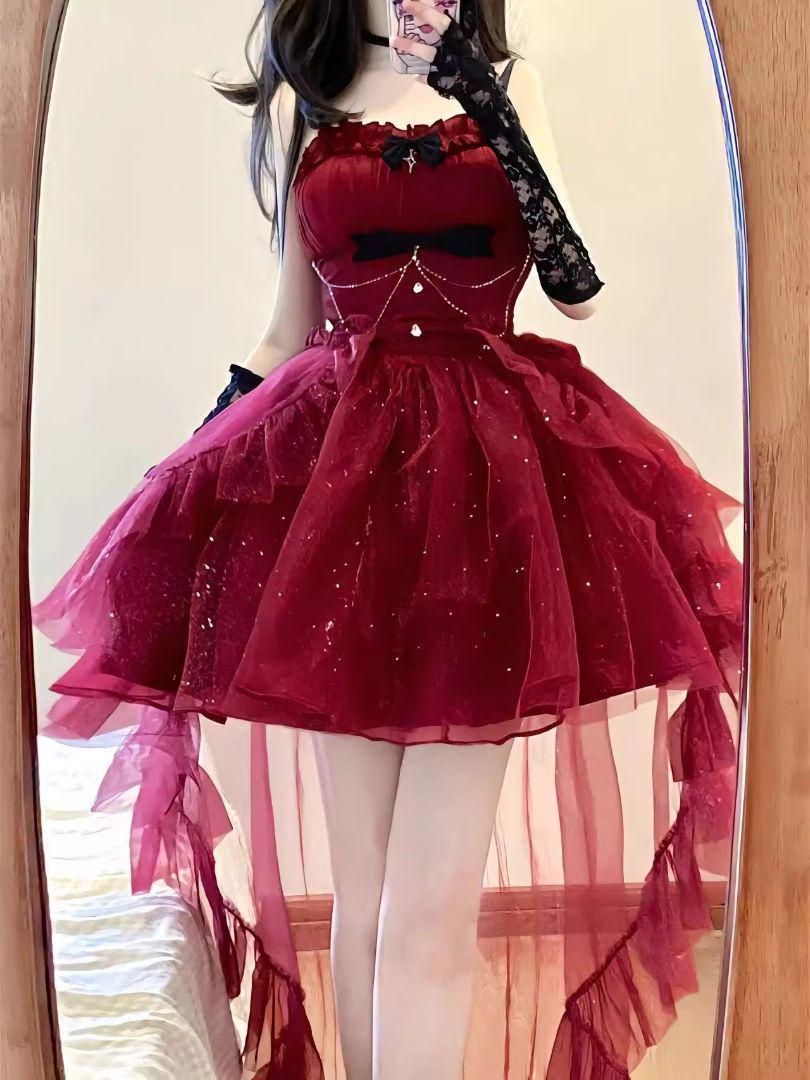 25年 ロリータ~~オリジナル 洋服 かわいい ワンピース コスプレ ドレス K413 撮影会 舞台 イベント PB-302