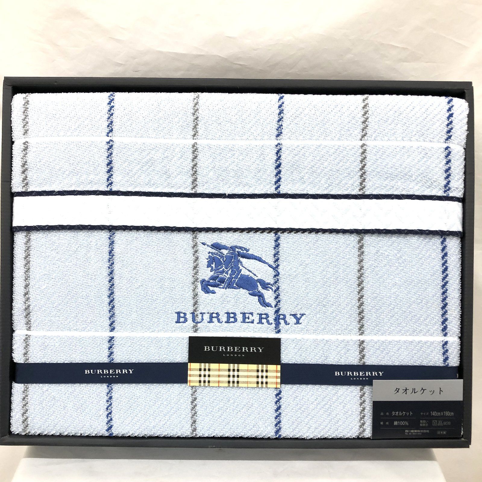 大得価セール BURBERRY - BURBERRY 綿100% タオルケットの通販 by R