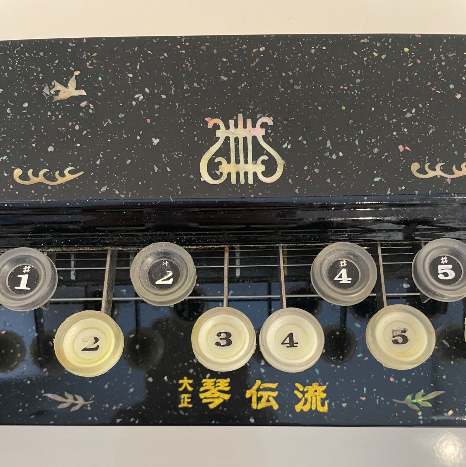 全音大正琴 彩 いろどり ゼンオン 高級大正琴 美品 全音大正琴