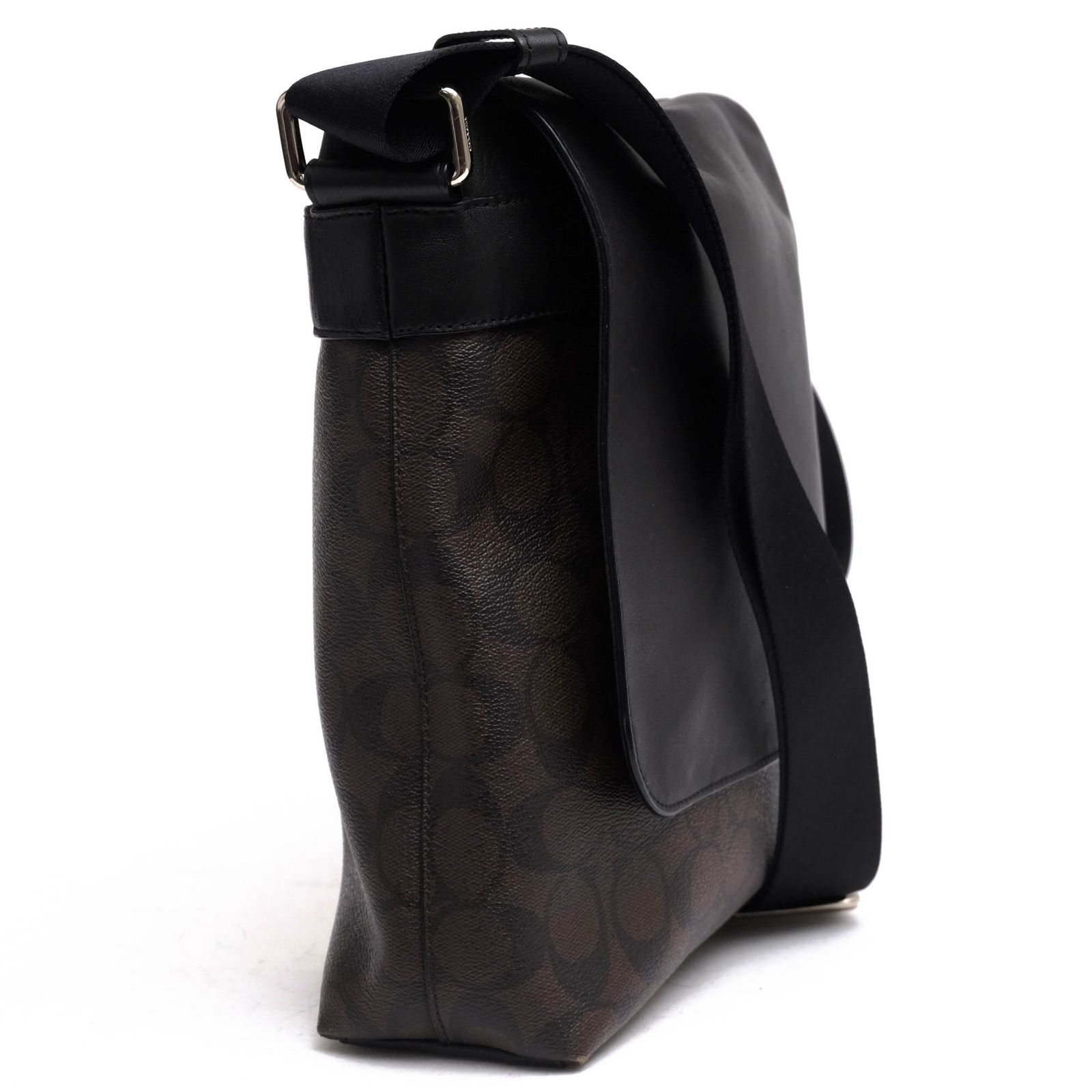【良品】コーチ ショルダーバッグ チャールズ スモールメッセンジャー ブラック Amazon.co.jp: (コーチ)COACH シグネチャーチャールズ スモール