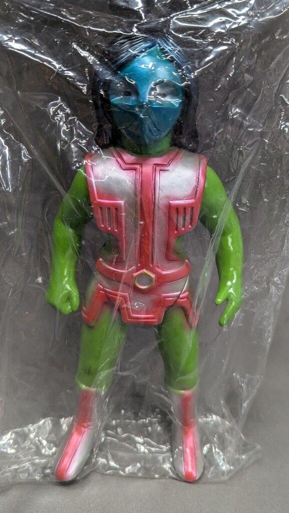 ベアモデル オール怪獣 ゴース星人 黄緑成型